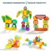 TOP BRIGHT Block Toy for Toddlers Wooden Building Letter Blocks 3 Year Old Boy Shape Sorter Toy -150Pcs B07DNPNVD3